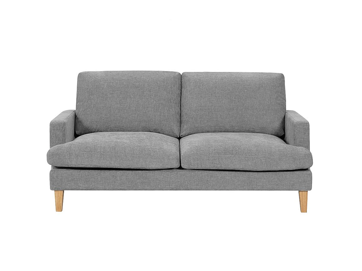 Canapé 3 places en tissu gris TALMA 173x90x84 cm
