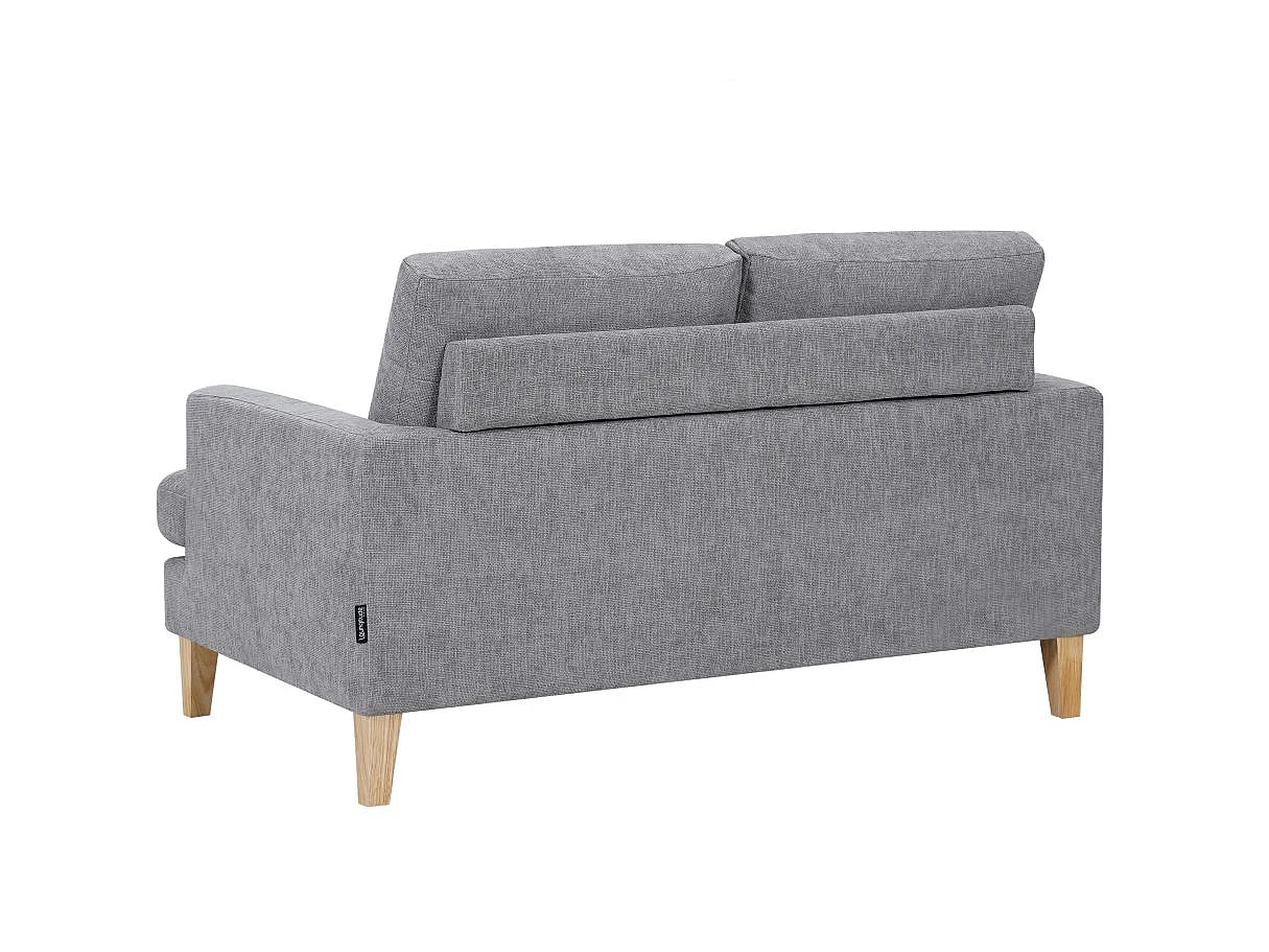 Canapé 3 places en tissu gris TALMA 173x90x84 cm