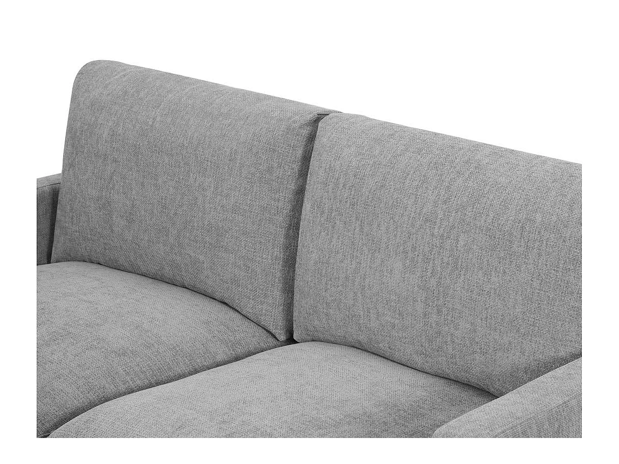 Canapé 2 places en tissu gris TALMA 143x90x84 cm