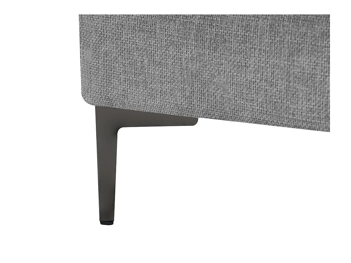 Canapé 2 places en tissu gris TALMA 143x90x84 cm