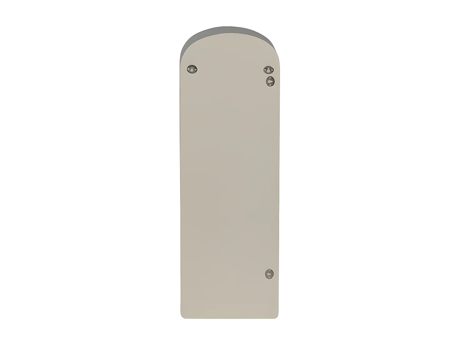 Noam - Étagère murale en bois L24xH70cm - Beige