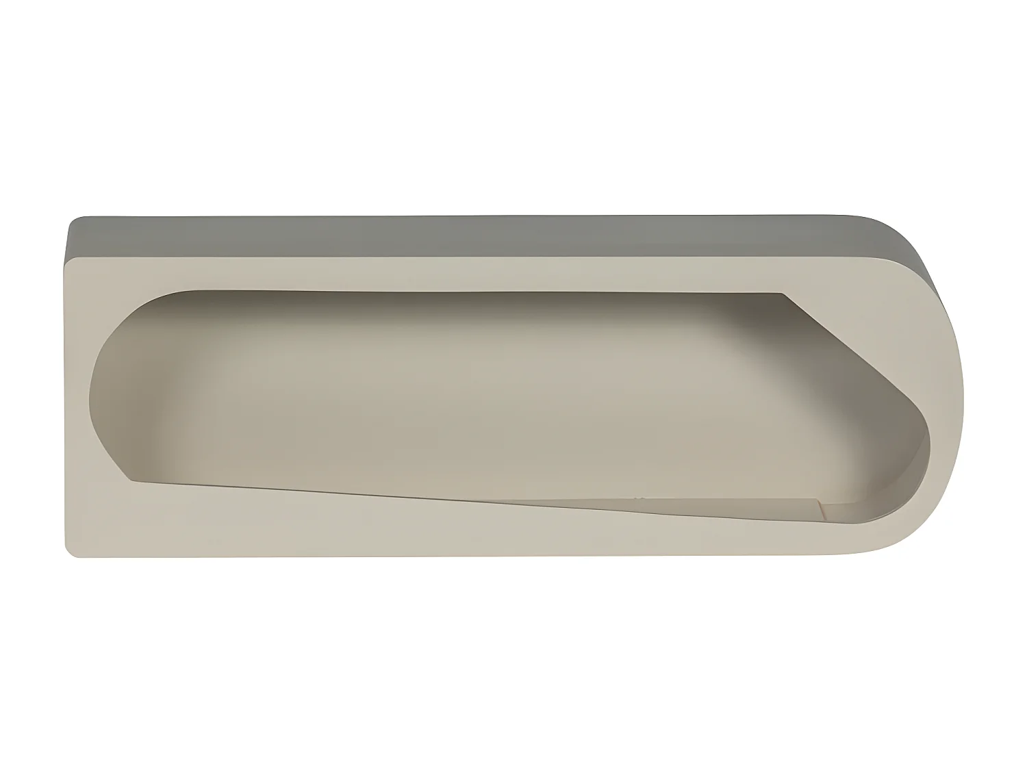 Noam - Étagère murale en bois L24xH70cm - Beige