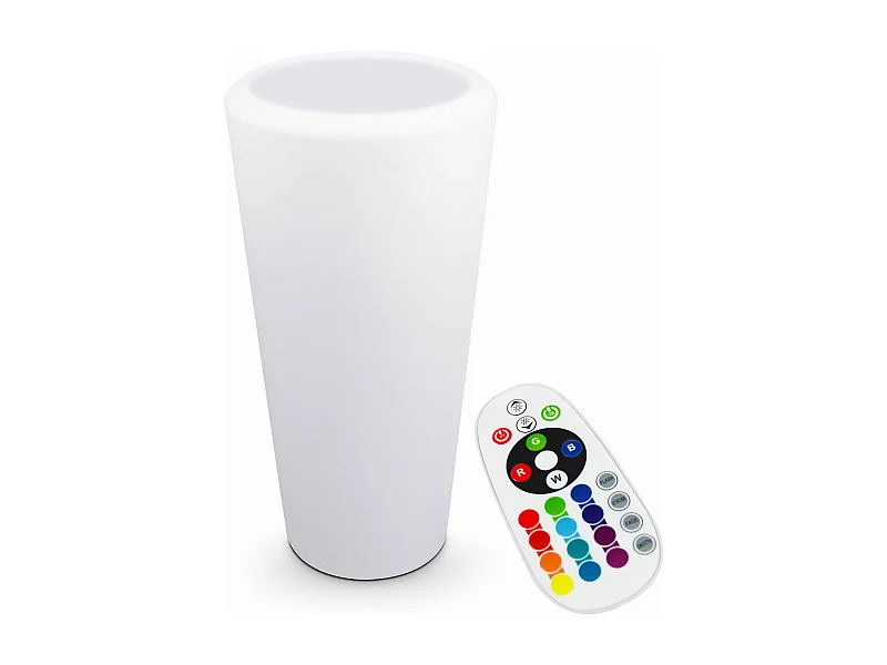 Ronde LED verlichte vaas