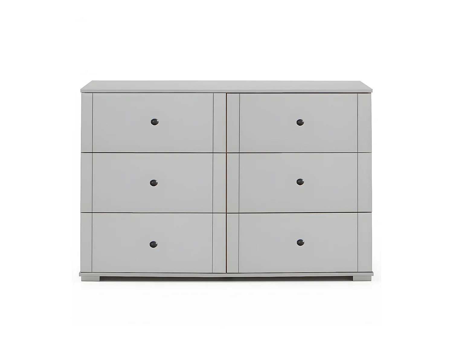 Commode de rangement coloris blanc - D 130 X 41 X 83 cm