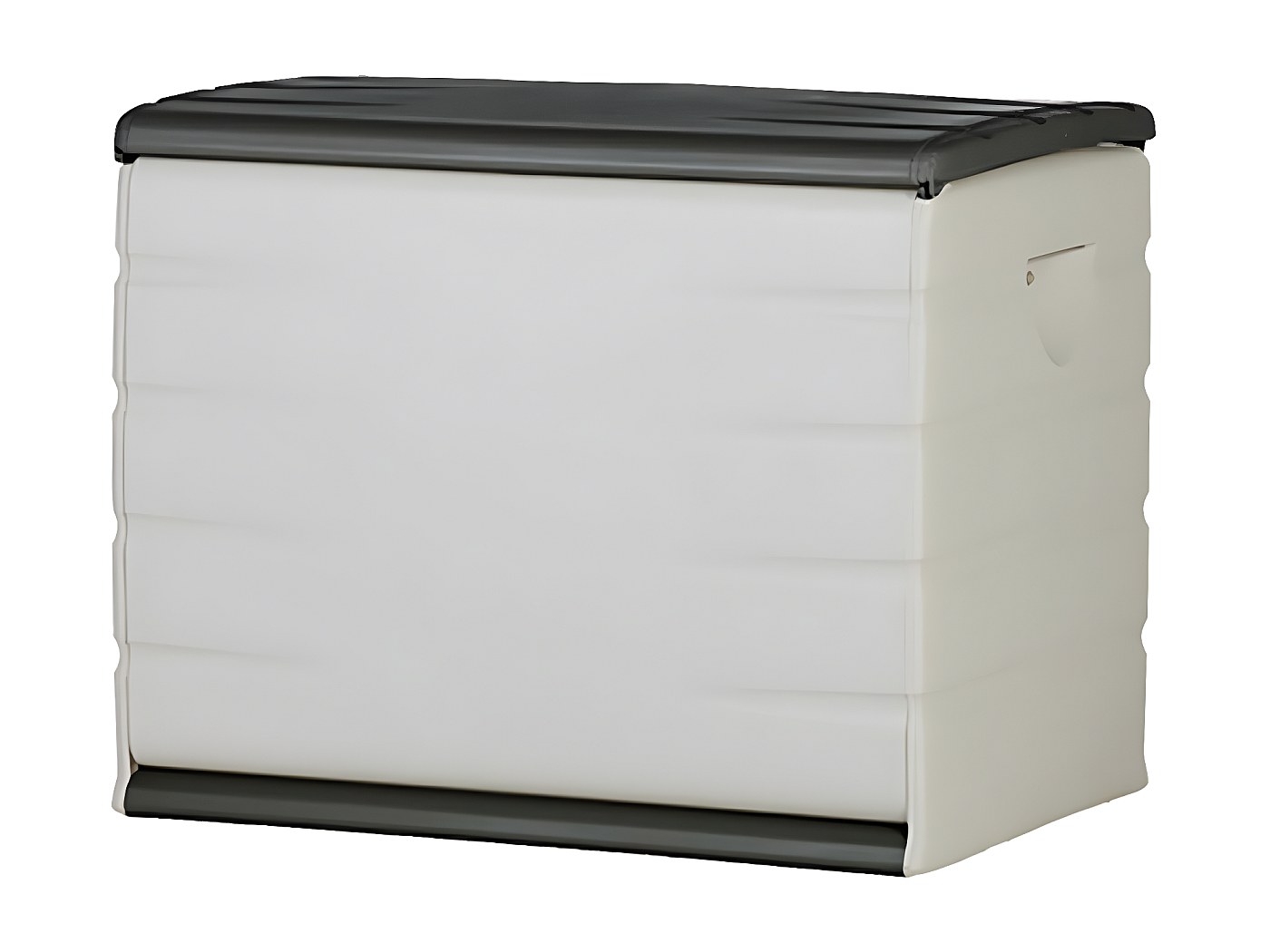 Coffre De Rangement 130L Beige/Taupe 54 X 53 X H57cm Poignées De Transport Polypropylène INTEC