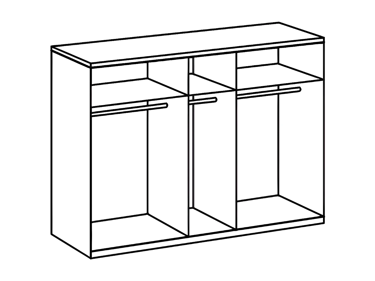 Armoire avec corniche, placard coloris blanc, imitation chêne Artisan - L. 225 x H. 210 x P. 58 cm 