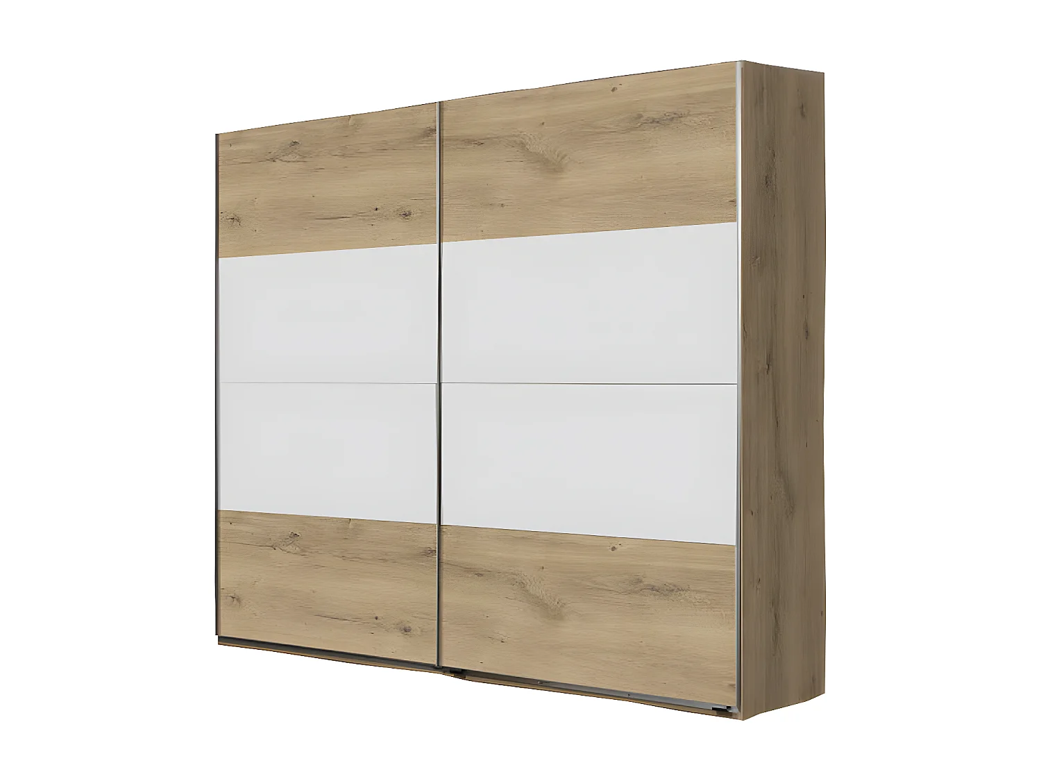 Chambre à coucher complète adulte (lit 180x200cm + 2 chevets + armoire)