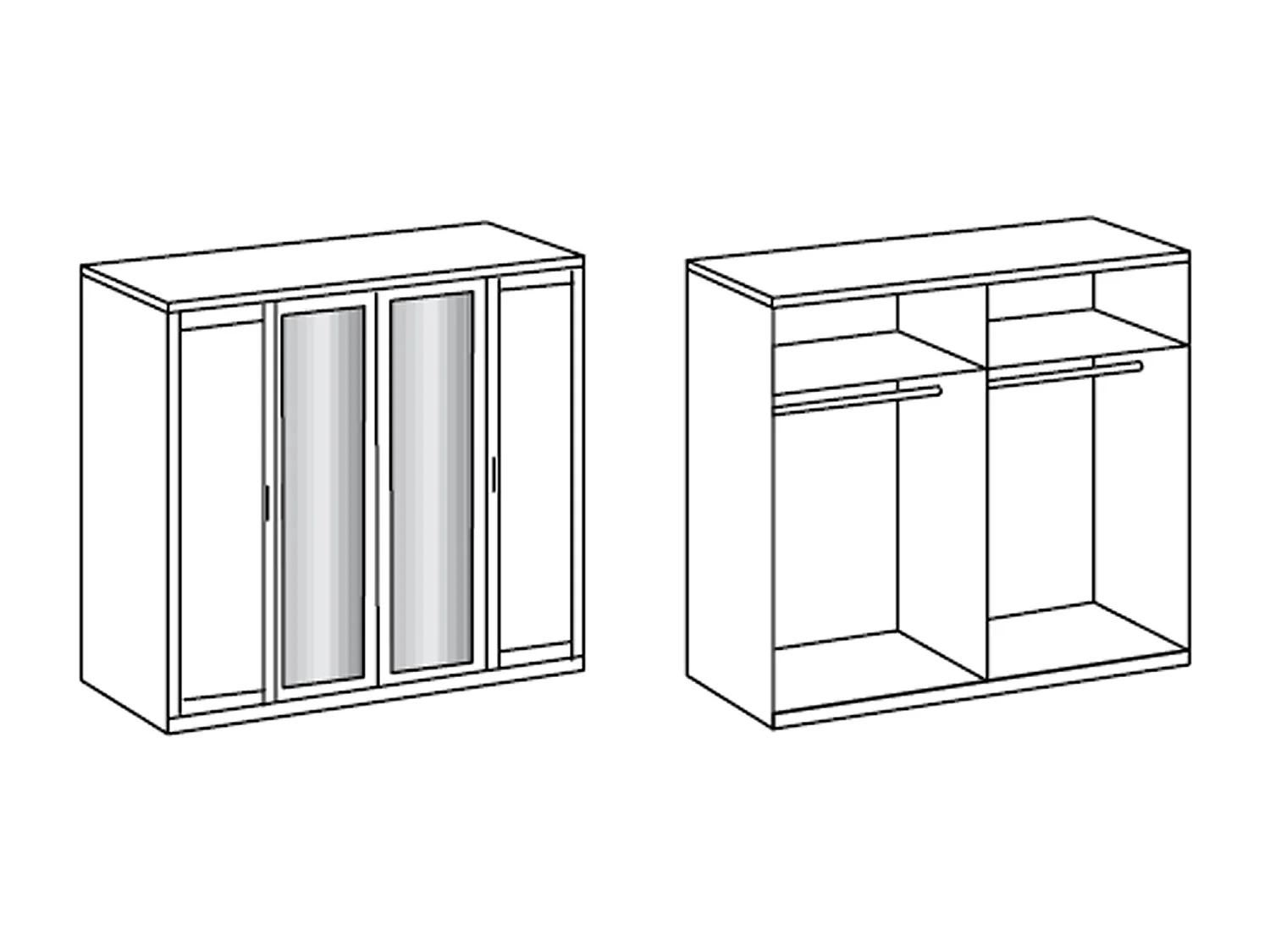Chambre à coucher enfant complète, imitation chêne - Dim : 90 x 200 cm