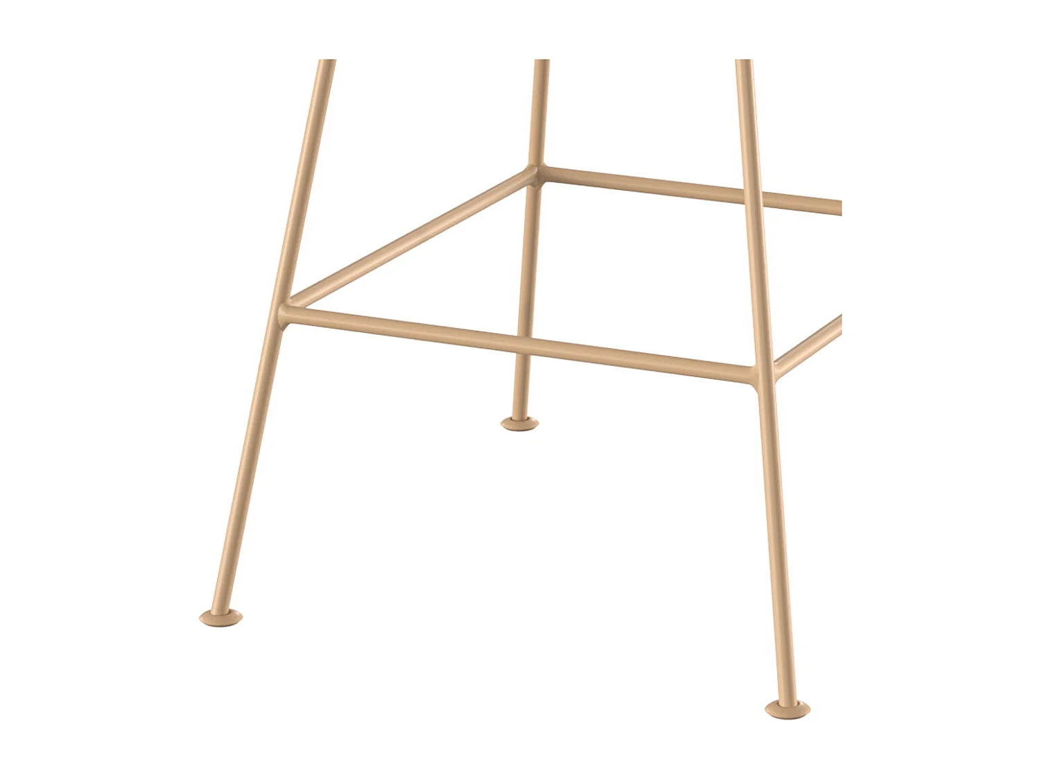 Lot de 2 chaises pour îlot central 66 cm en rotin naturel - Tamara