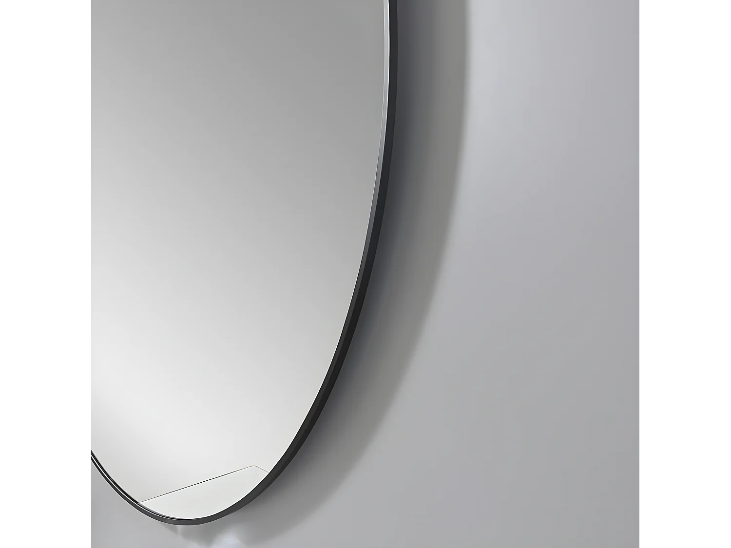 LuxuryBain - Meuble de salle de bain simple vasque 100cm sur pied noir et bois avec miroir