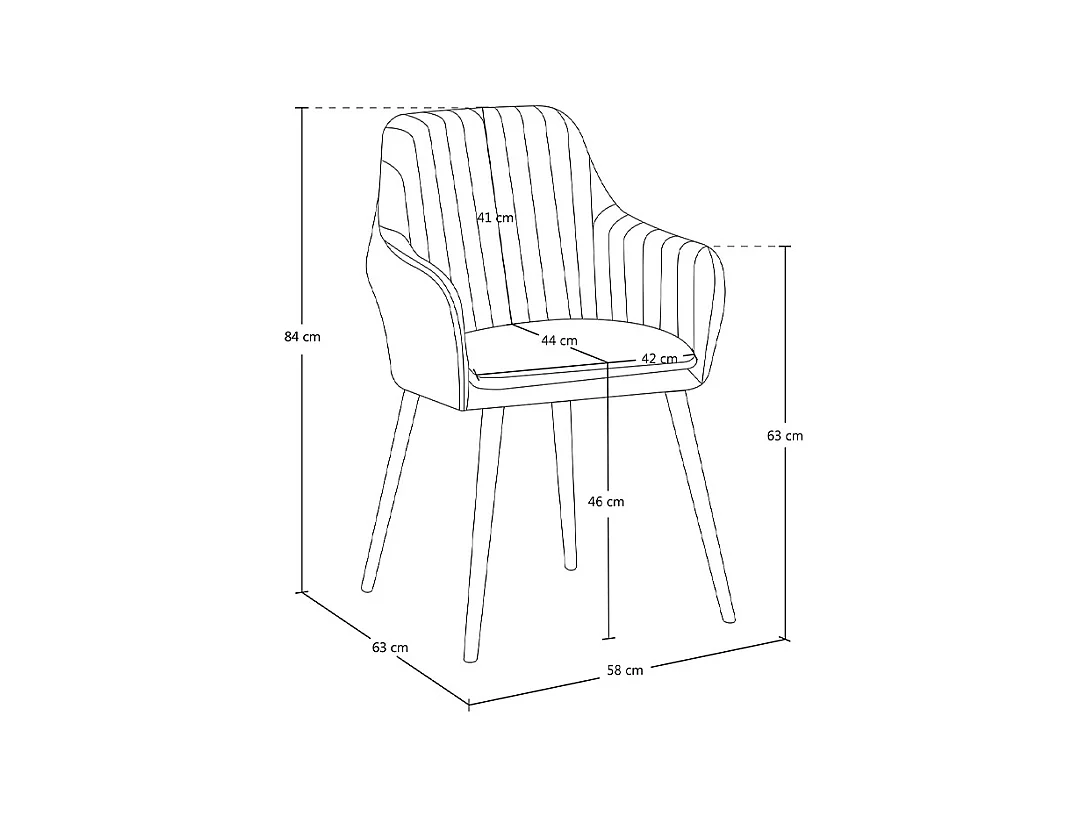 Sedia da pranzo in velluto verde pistacchio poltroncina vintage mod. Celine