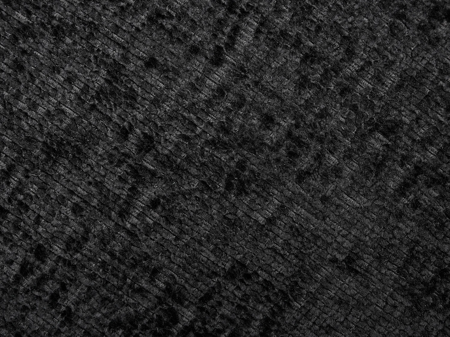 Conjunto de 2 sillas con reposabrazos de tela texturizada y metal - Negro - LASSANDRA de Pascal Morabito