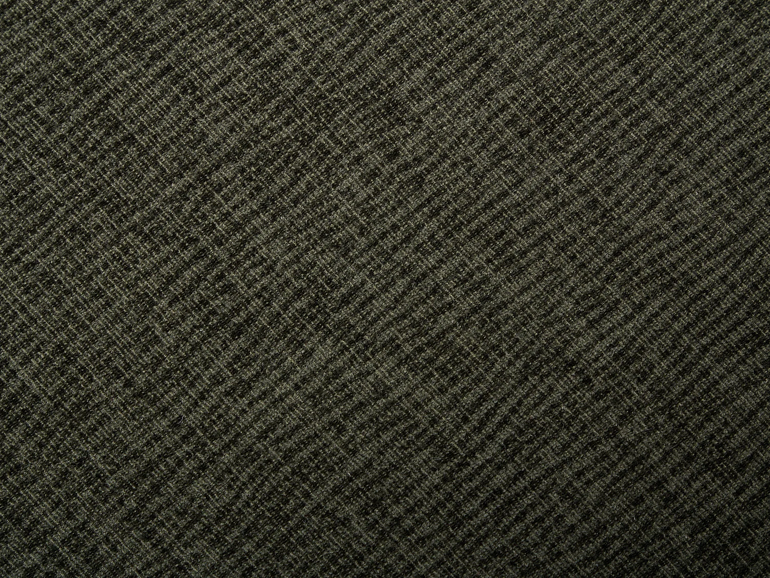 Lot de 2 chaises avec accoudoirs en tissu texturé et métal noir - Vert - ACACILIO