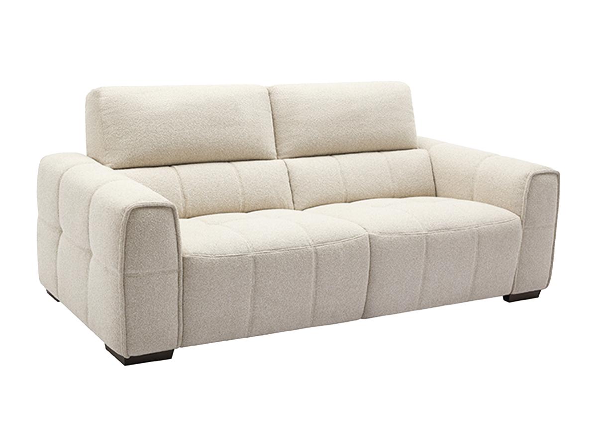 Sofa 3-Sitzer - melierter Stoff - Beige - SAVATO günstig online kaufen