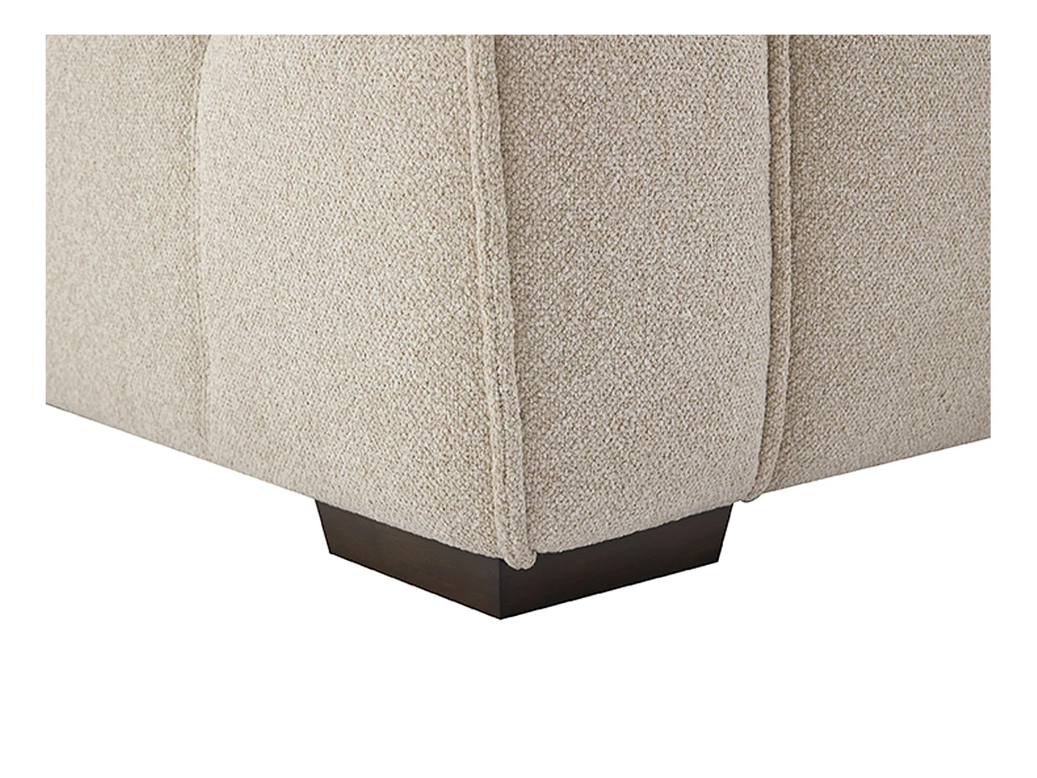 Canapé 3 places en tissu chiné beige SAVATO