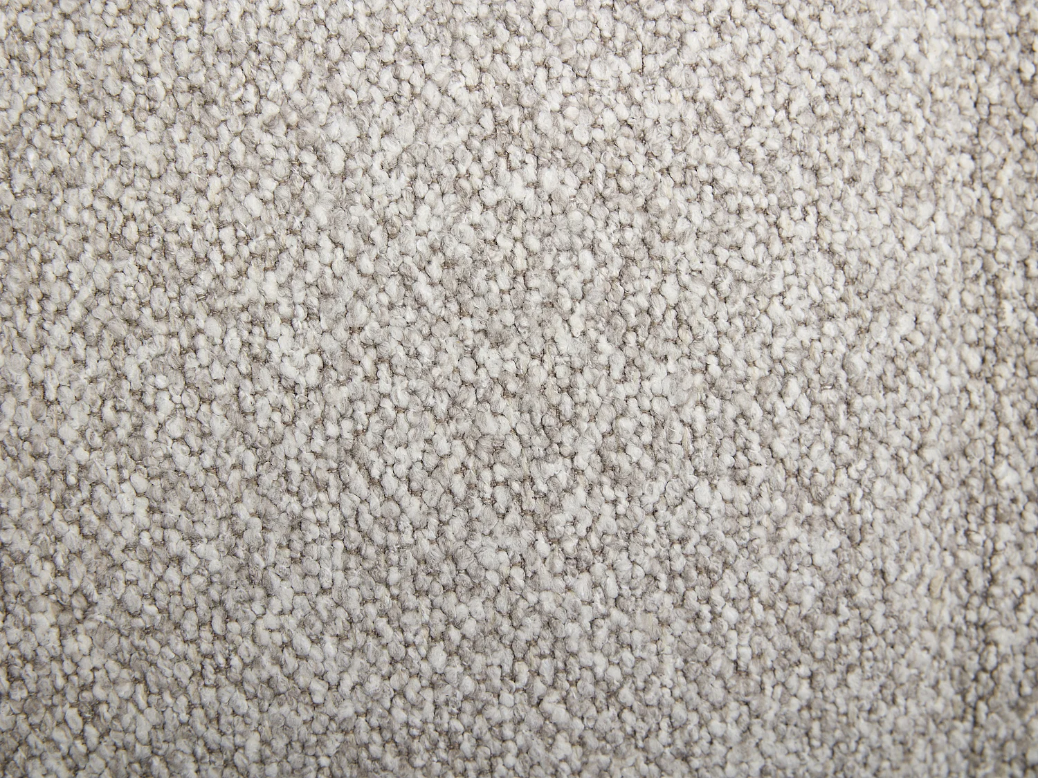 Sofa 3-Sitzer - melierter Stoff - Hellgrau - SAVATO