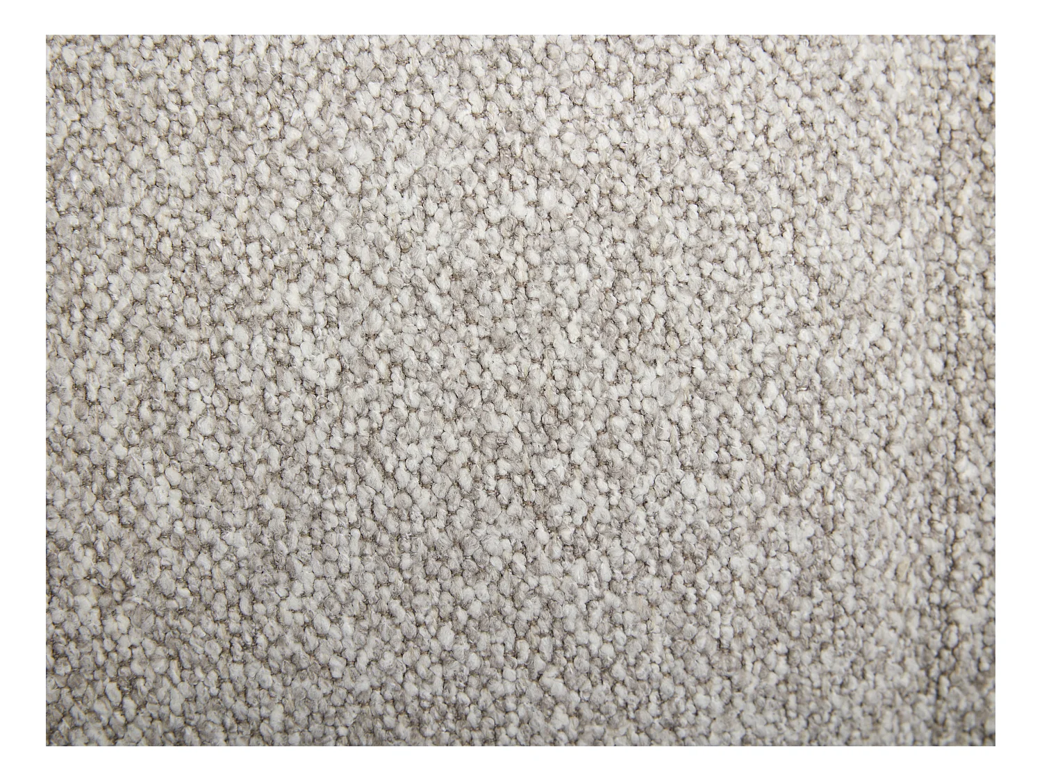 Canapé 3 places en tissu chiné gris clair SAVATO