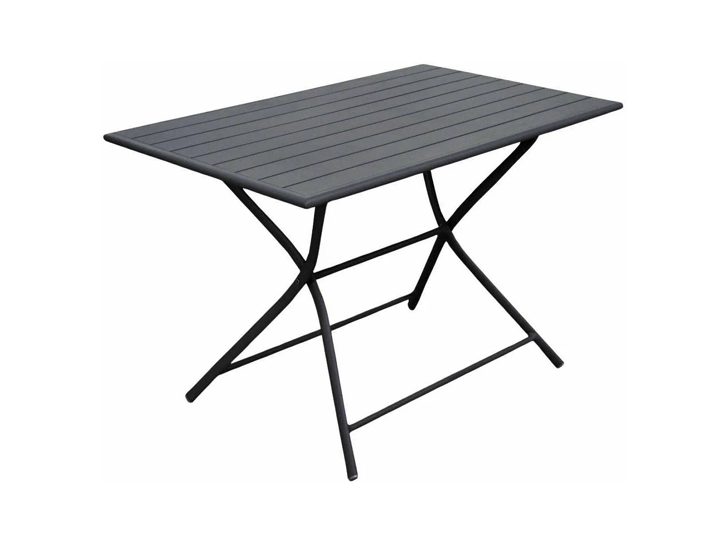 Table de jardin en aluminium 4 personnes Globe Graphite