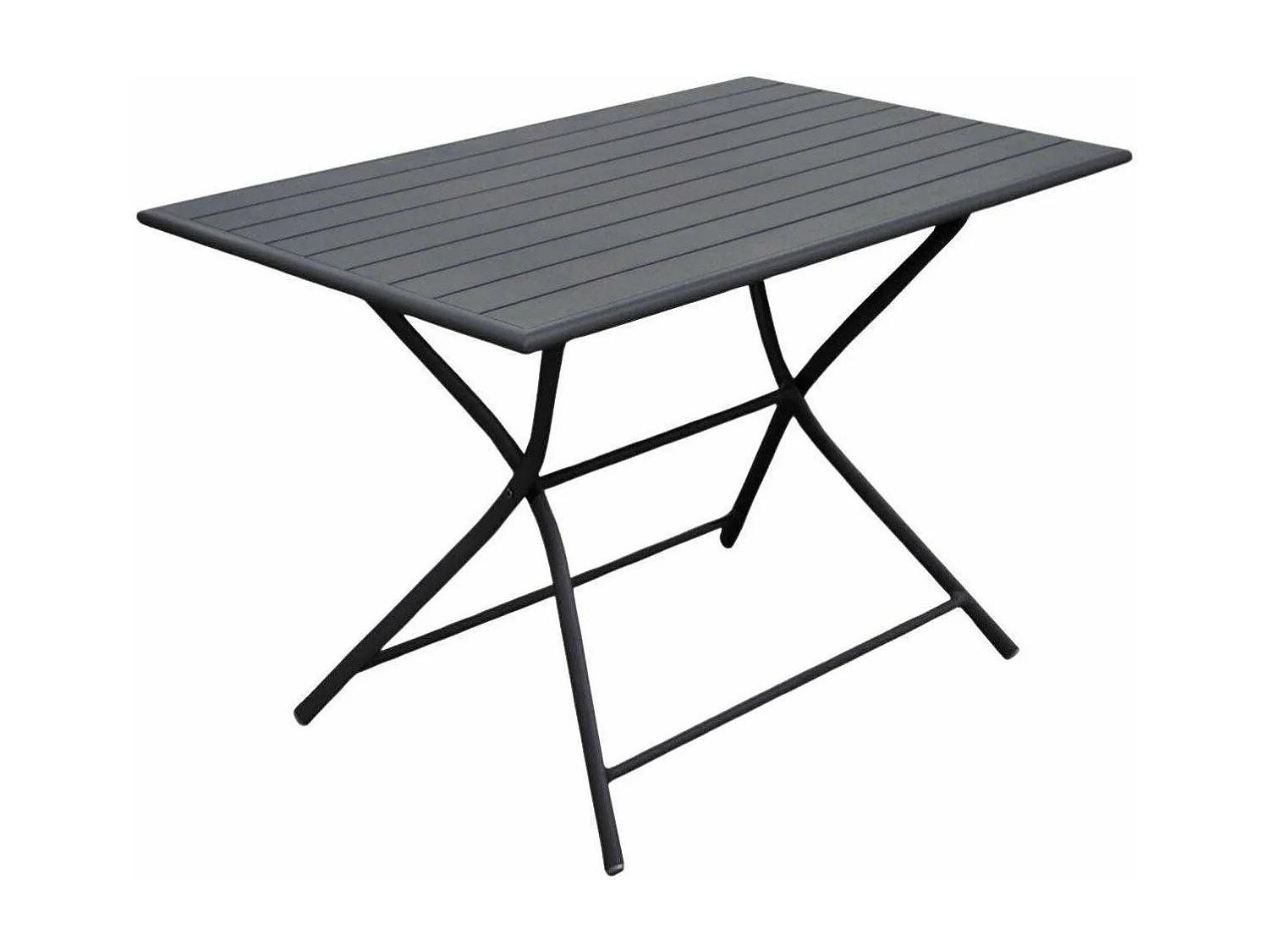 Table de jardin en aluminium 4 personnes Globe Graphite