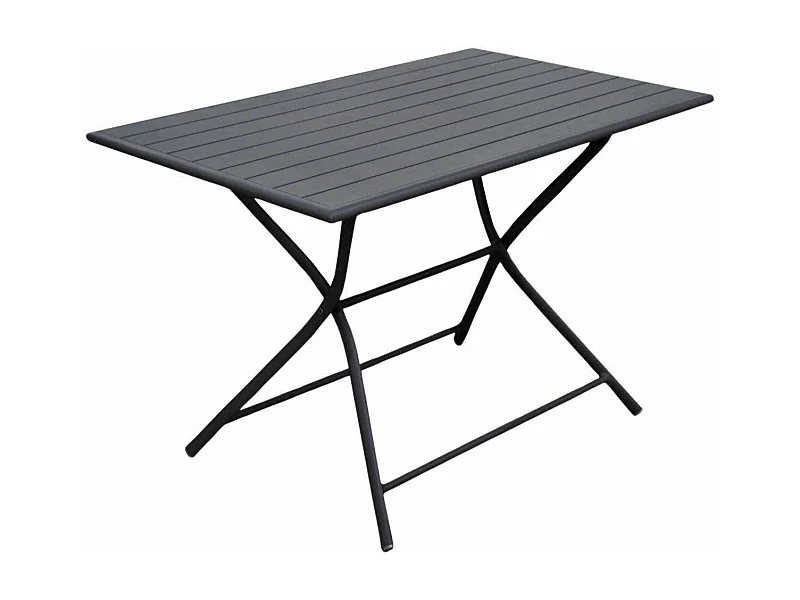 Table de jardin en aluminium 4 personnes Globe Graphite
