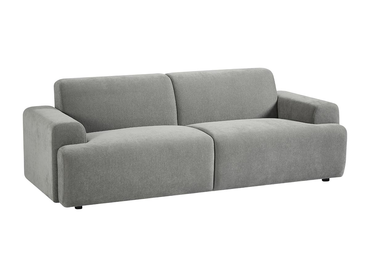 Sofa 3-Sitzer - Stoff - Grau - ARFURO günstig online kaufen