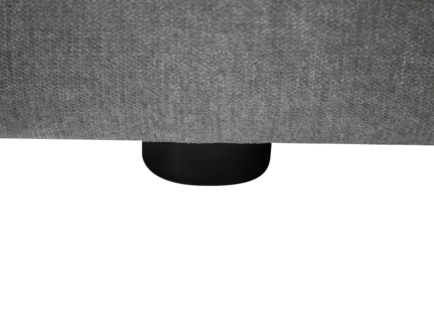 Canapé 3 places en tissu gris ARFURO