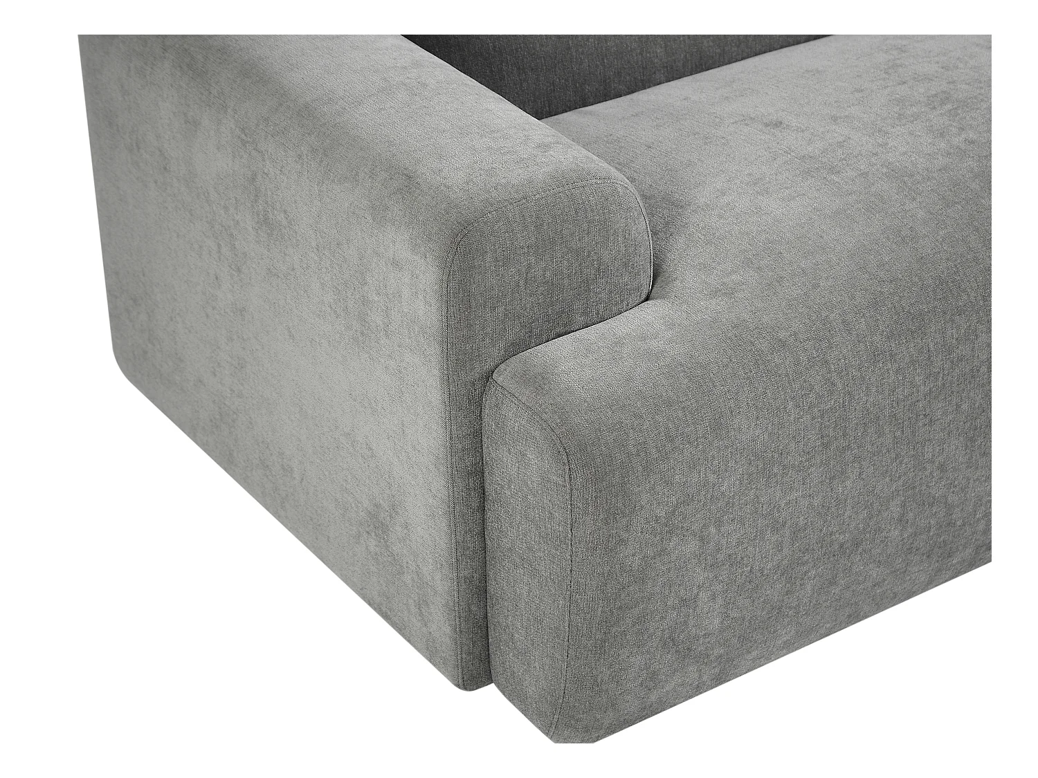 Sofa 3-Sitzer - Stoff - Grau - ARFURO