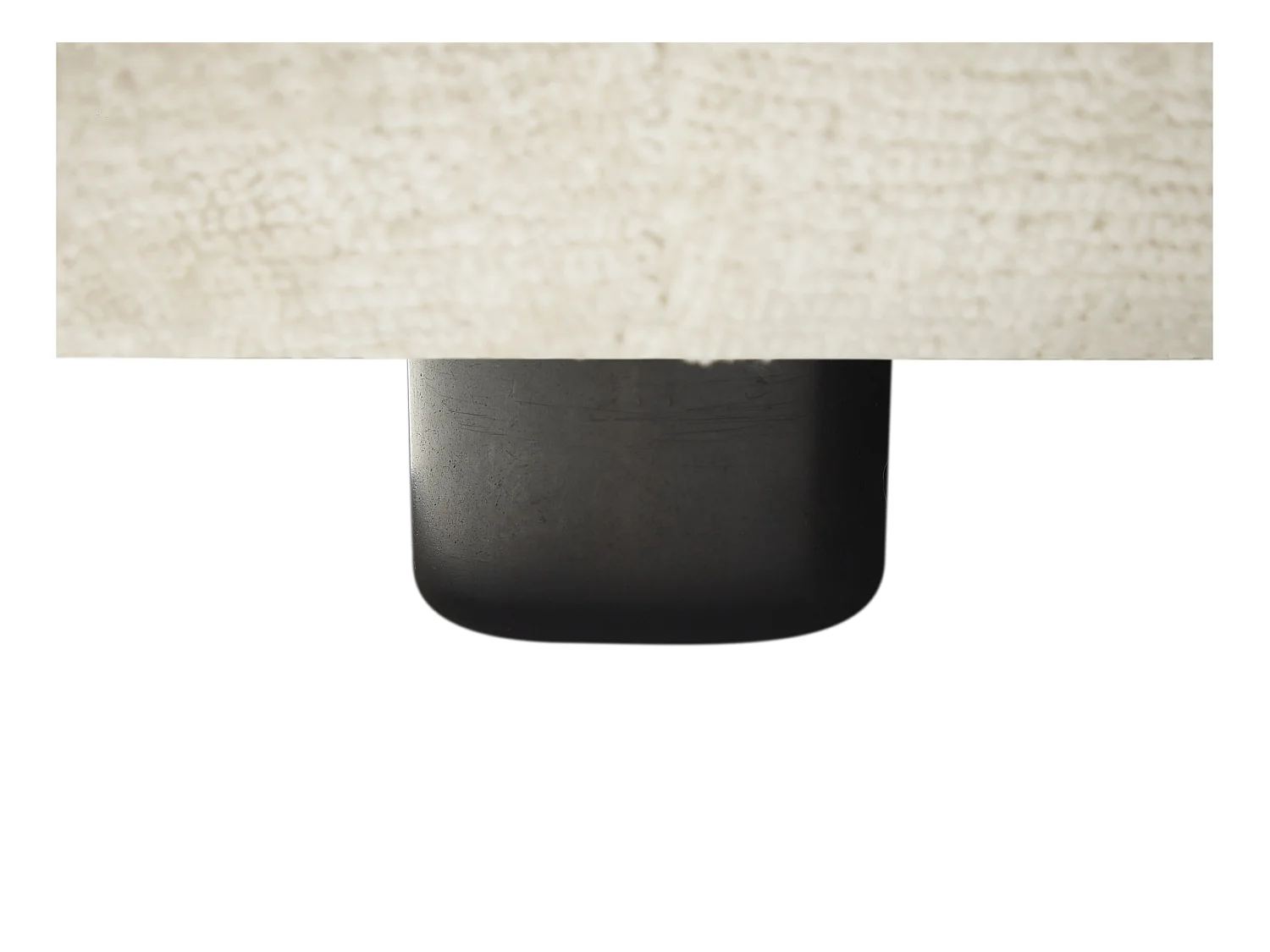 Kanapa narożna prawostronna z beżową tapicerką - TANCAVO