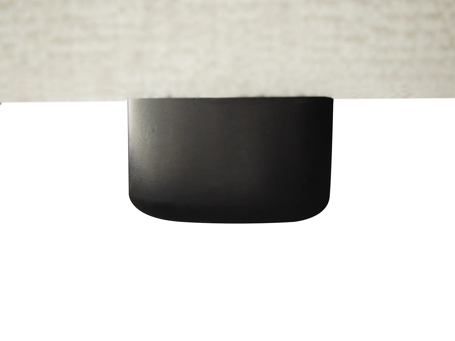 Canapé d'angle droit en velours texturé beige BAVOPO