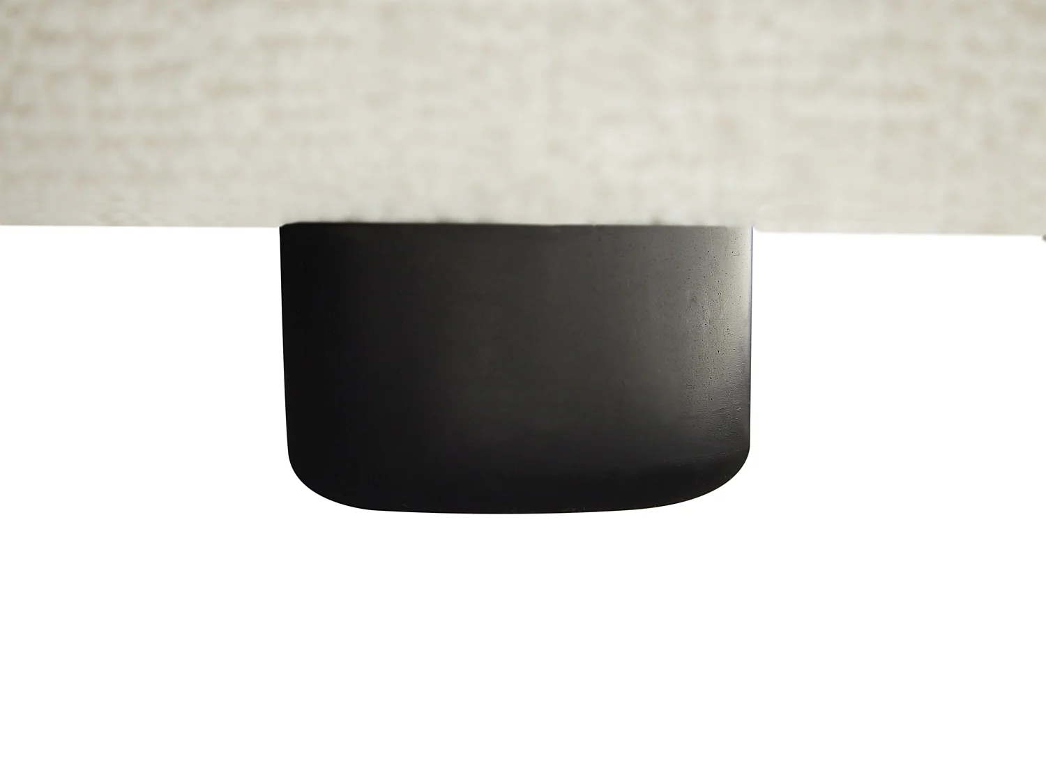 Canapé d'angle gauche en velours texturé beige BAVOPO