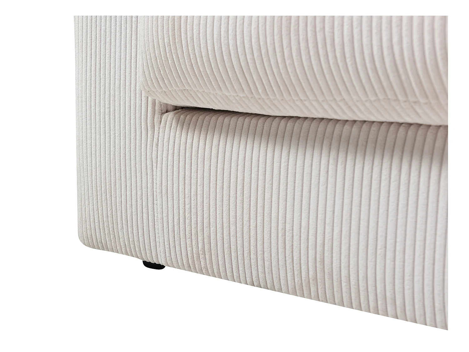 Divano angolare reversibile in Tessuto Beige - SIMUZA
