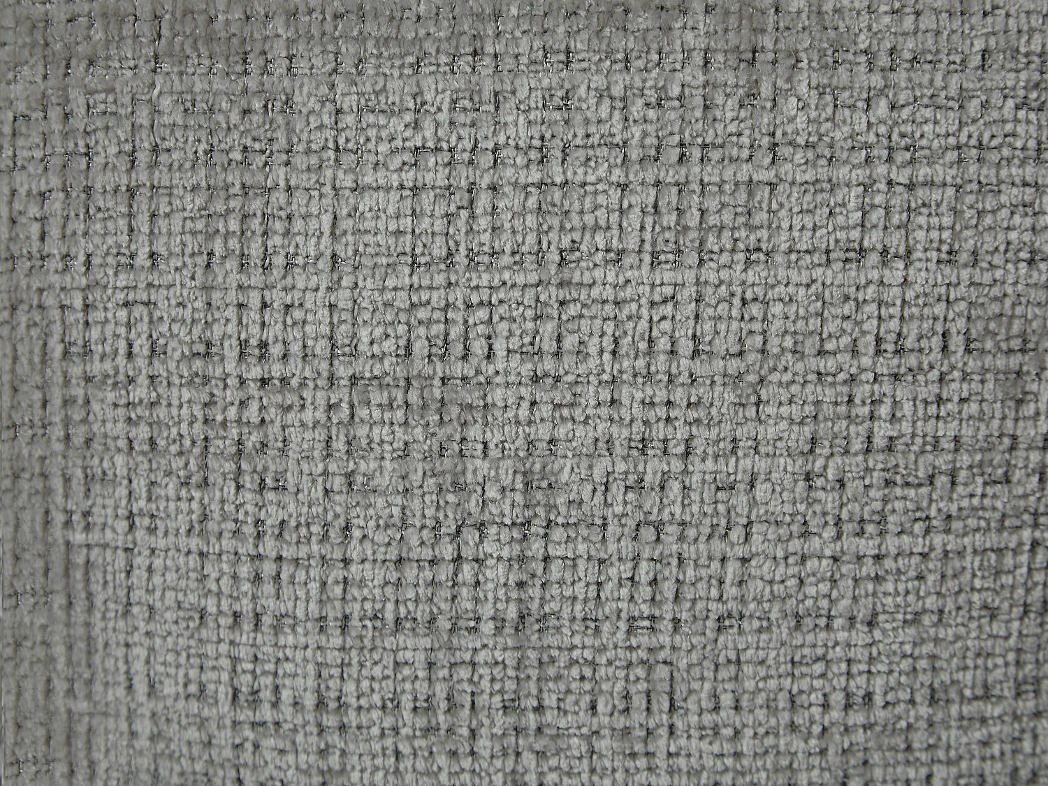 Canapé d'angle gauche en tissu texturé gris NOSAVO