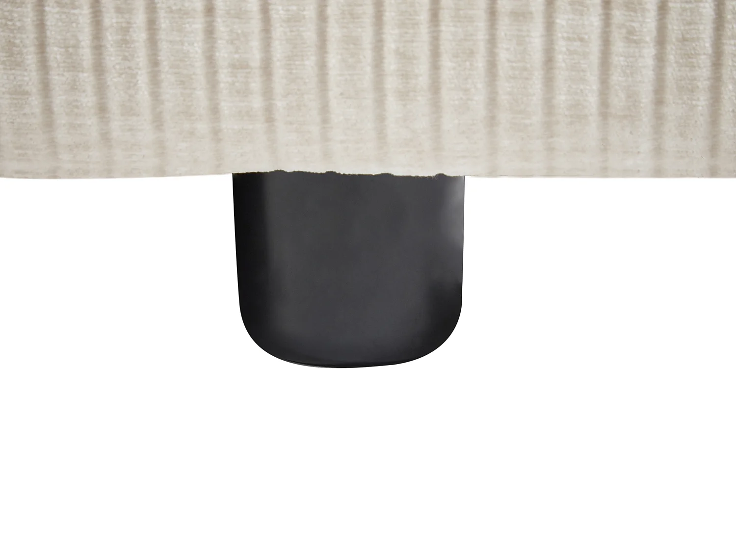 Vänstervänd hörnsoffa med elektrisk relaxfunktion i beige manchestersammet TIRONO från Maison Céphy