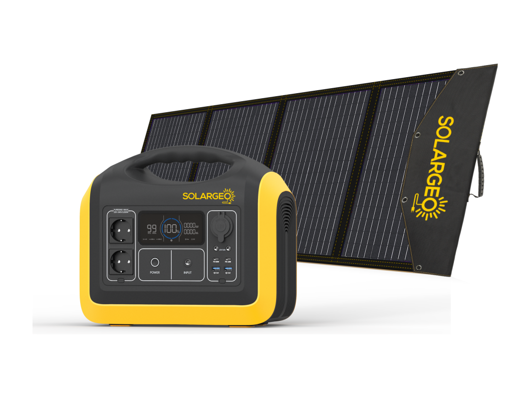 Generator słoneczny - Poj. 992 Wh - 1200 W - HELIOSER