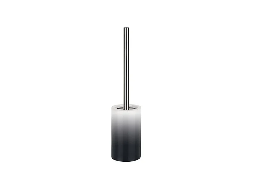 Brosse Wc avec support Céramique TUBE GRADIENT Noir Spirella