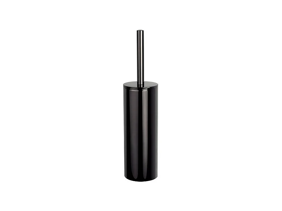 Brosse Wc avec support Inox NYO Noir Titan Spirella