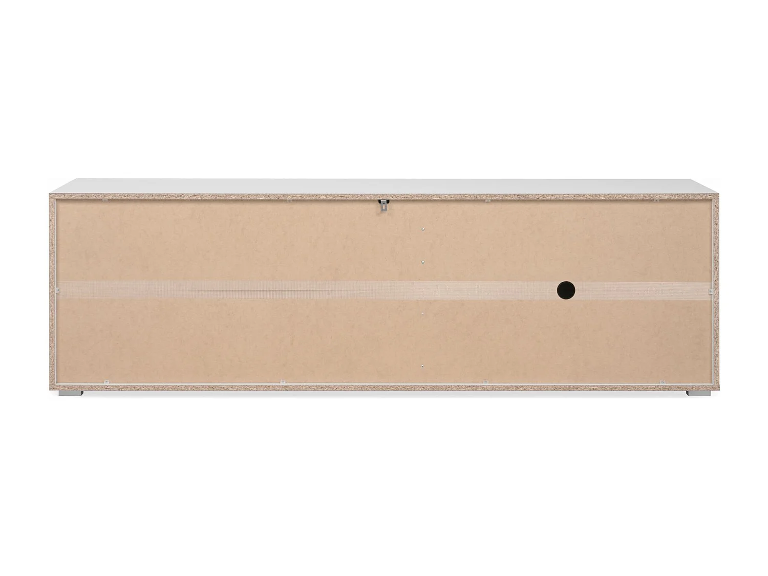 Meuble TV avec 2 portes, 1 étagère et 2 tiroirs L180 cm - PRETORIA