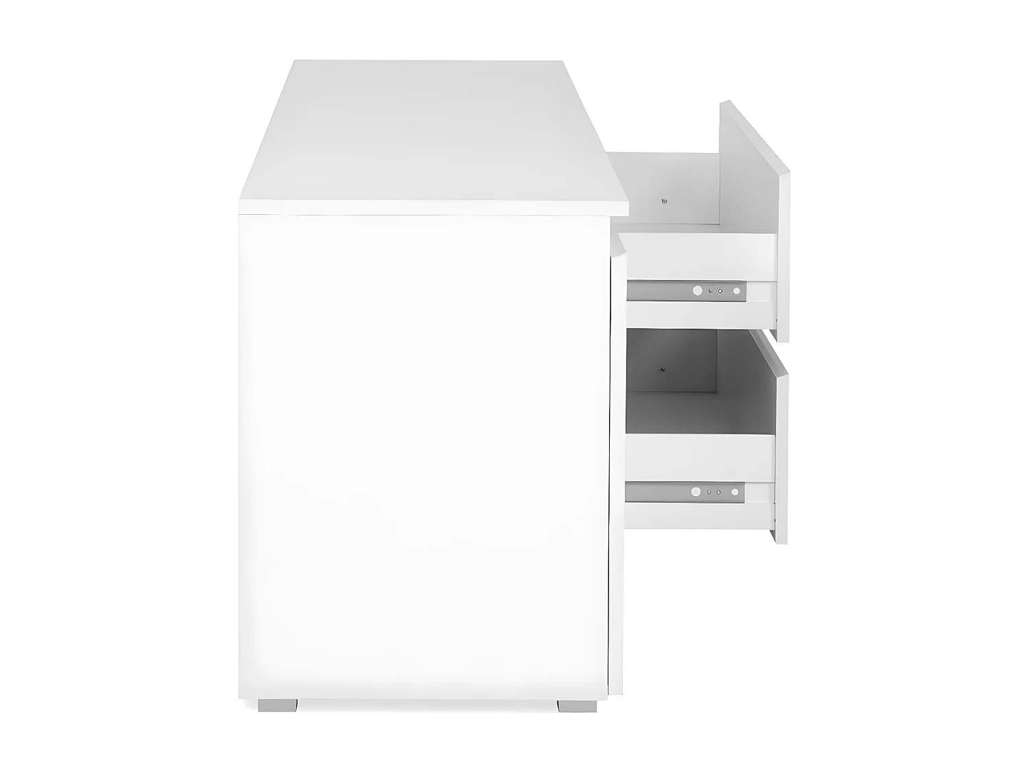 Meuble TV avec 2 portes, 1 étagère et 2 tiroirs L180 cm - PRETORIA