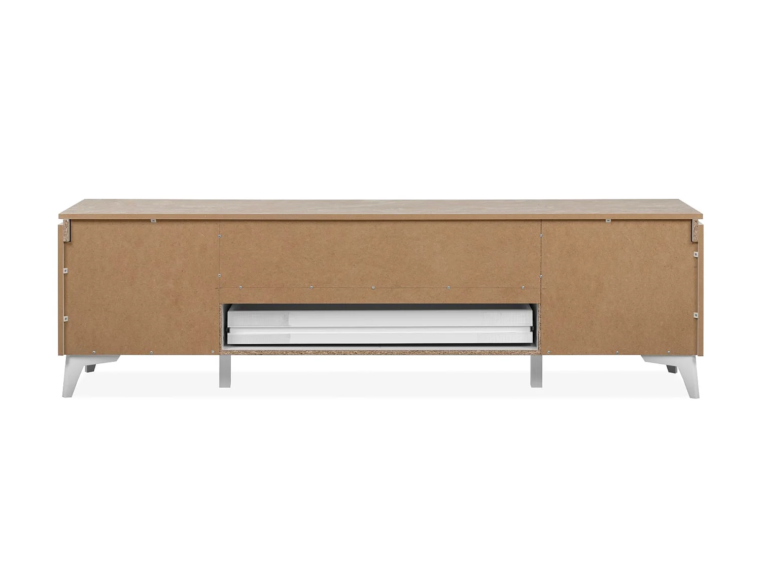 Meuble TV 2 Portes 1 Tiroir L177 cm BERTRIX