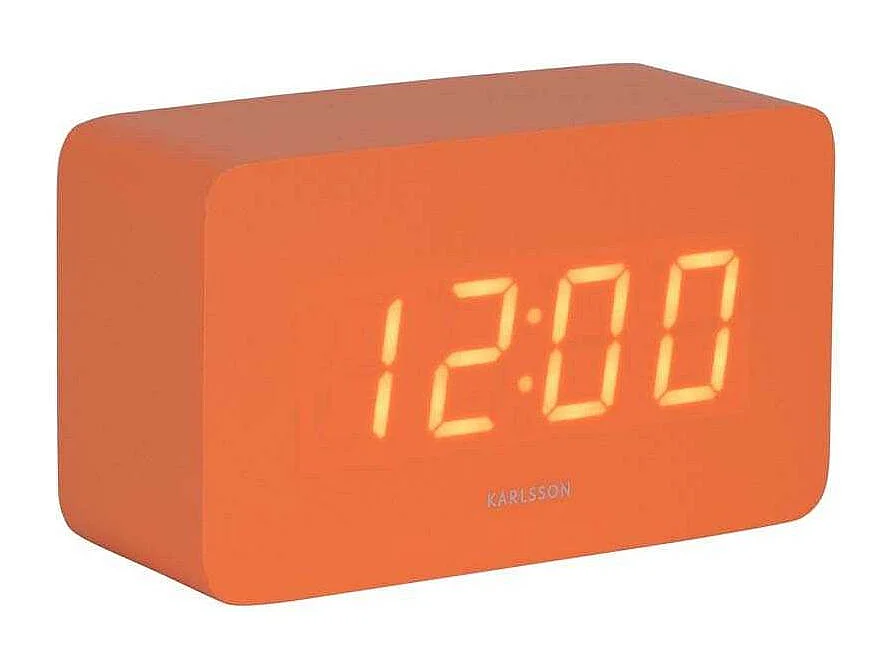 Réveil Spry tube LED Orange  Present Time