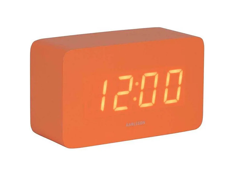 Réveil Spry tube LED Orange  Present Time