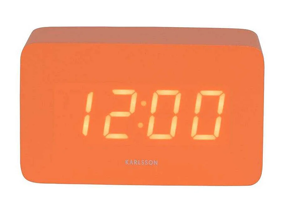 Réveil Spry tube LED Orange  Present Time