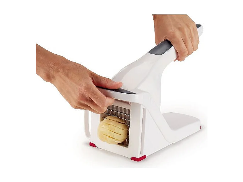 Coupe frites avec 2 couteaux