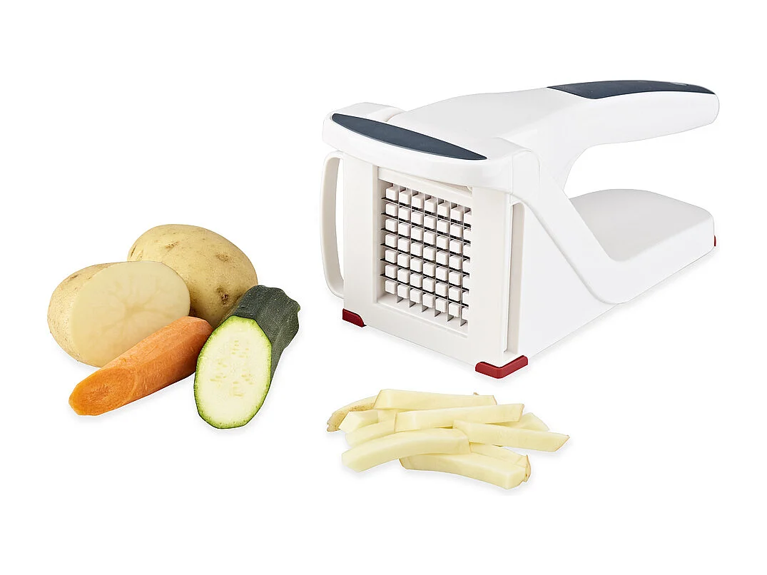 Coupe frites avec 2 couteaux