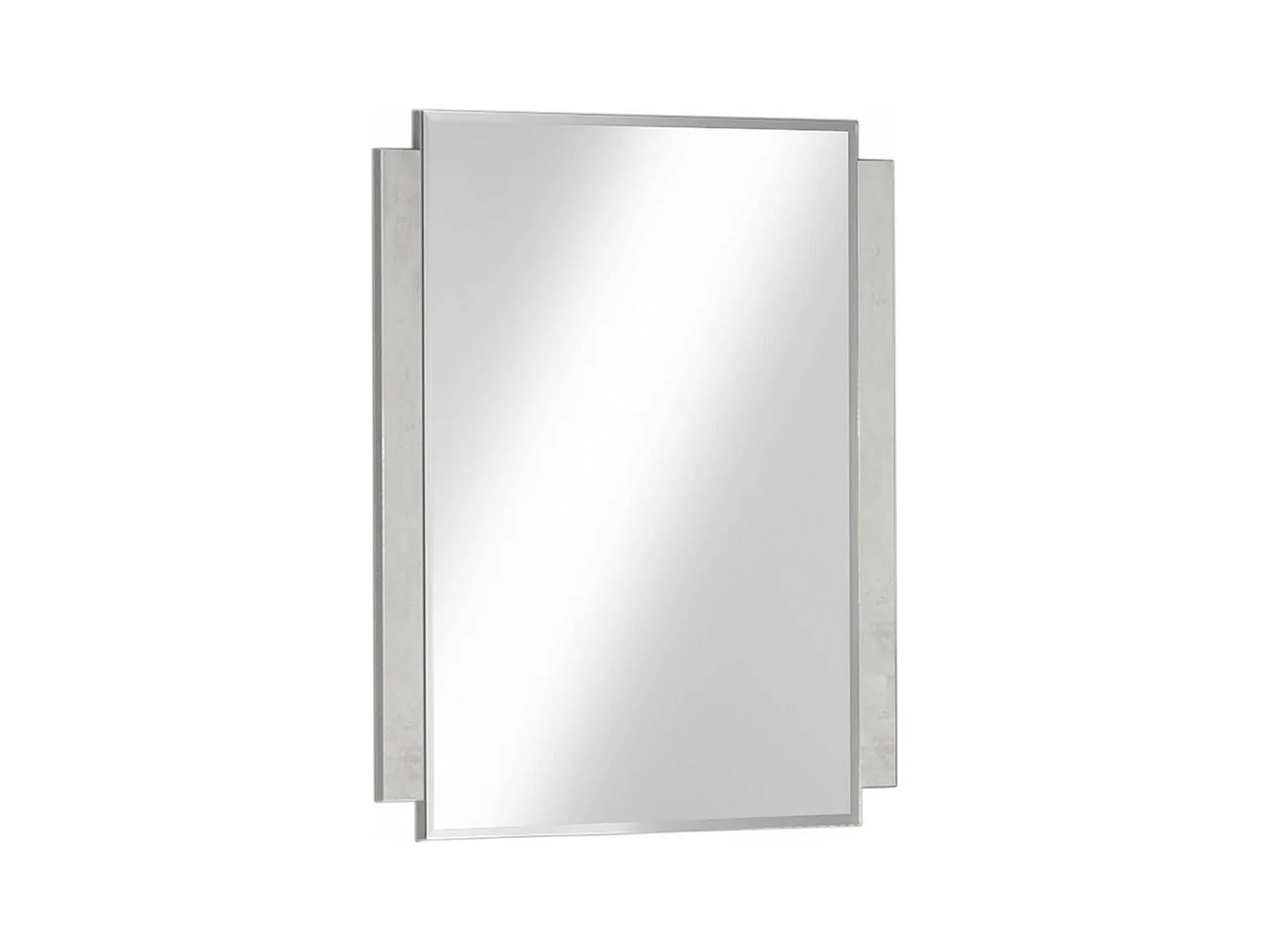 TERESA - Miroir 82x90cm pour Commode Aspect Béton Ciré