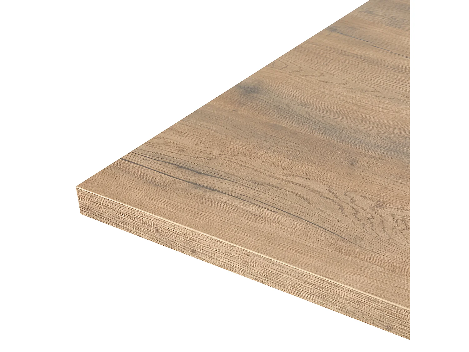 THIBAULT - Table Repas Allongeable 180-230 cm Effet Bois et Béton