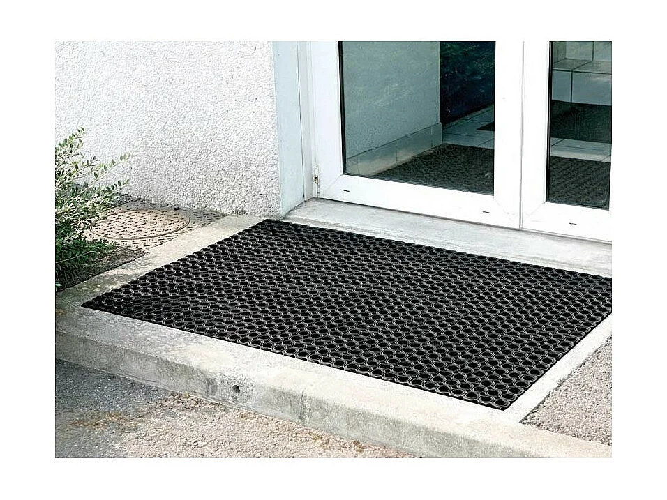 Tapis caillebotis caoutchouc épaisseur 23mm 80x120cm IDS M11