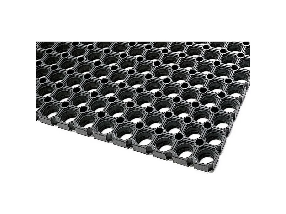 Tapis caillebotis caoutchouc épaisseur 23mm 80x120cm IDS M11