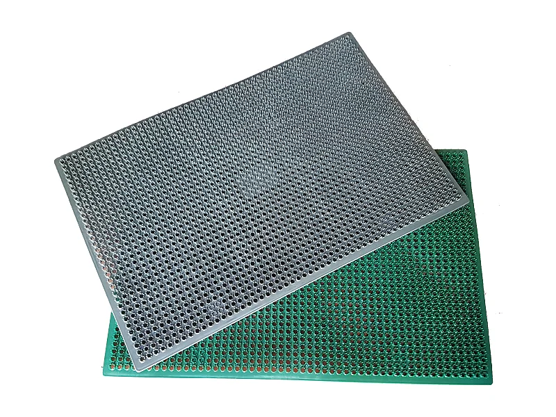 Tapis gratte-pieds gazon " Fakir assortis gris et vert" en polypropylène