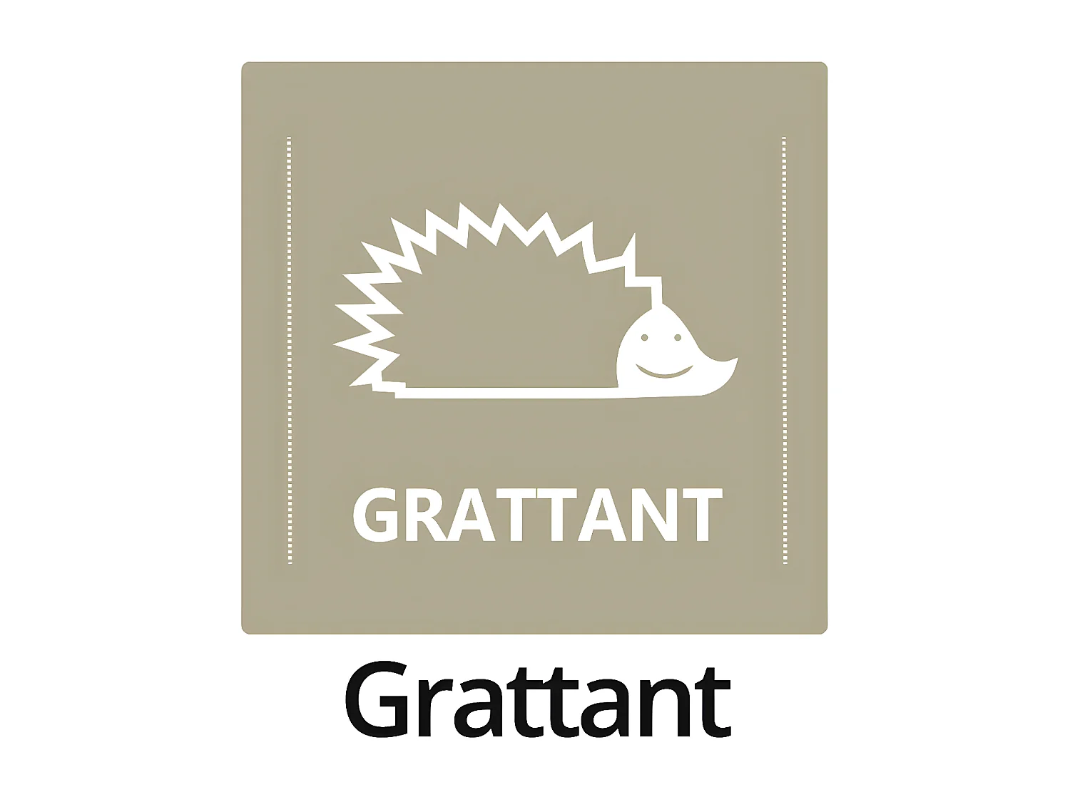 Tapis gratte-pieds " Picots flocké " en Caoutchouc - Largeur 40 x Longueur 70 cm